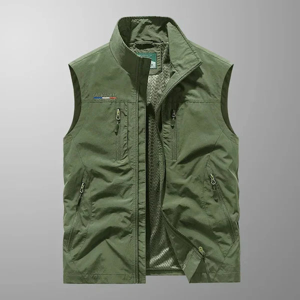 Vincent™ | Multi-Pocket Breathable Classic Cargo Gilet