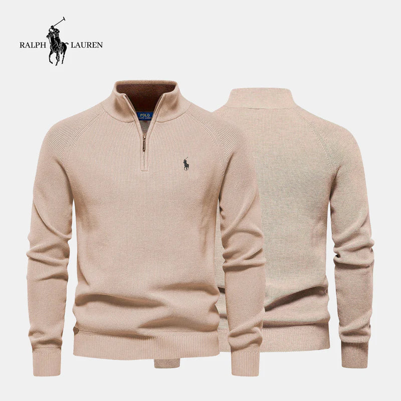 R&L Zipped Collar Sweater (CLEARANCE SALE)