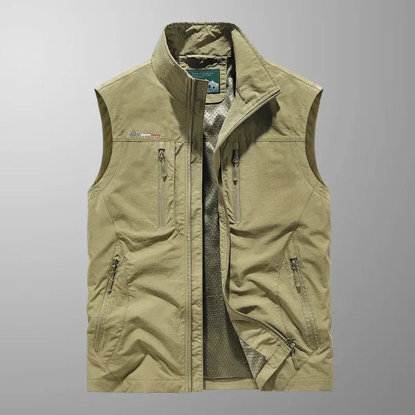 Vincent™ | Multi-Pocket Breathable Classic Cargo Gilet
