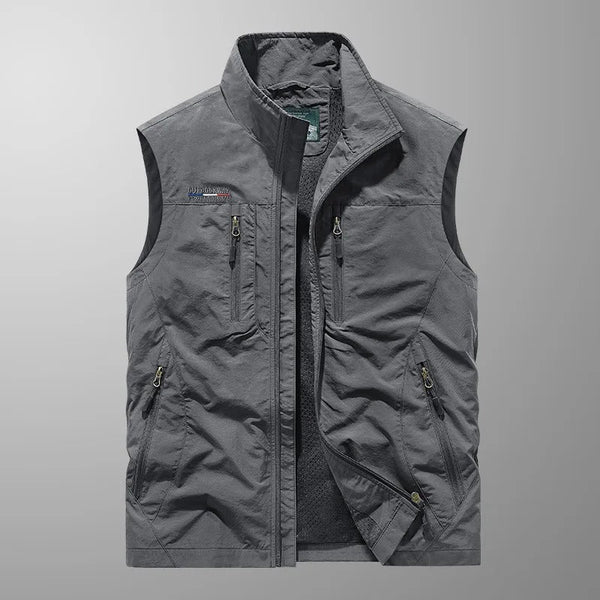 Vincent™ | Multi-Pocket Breathable Classic Cargo Gilet