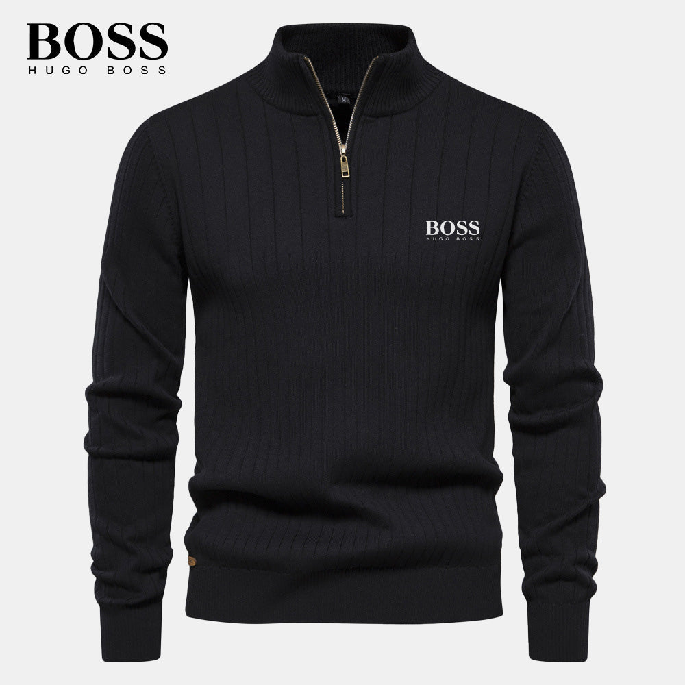 Men’s Zip Collar Sweater (CLEARANCE SALE)