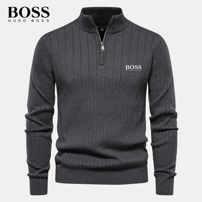 Men’s Zip Collar Sweater (CLEARANCE SALE)