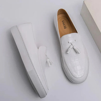 B0SS™ Croc Prestige - Luxe Tassel Loafers