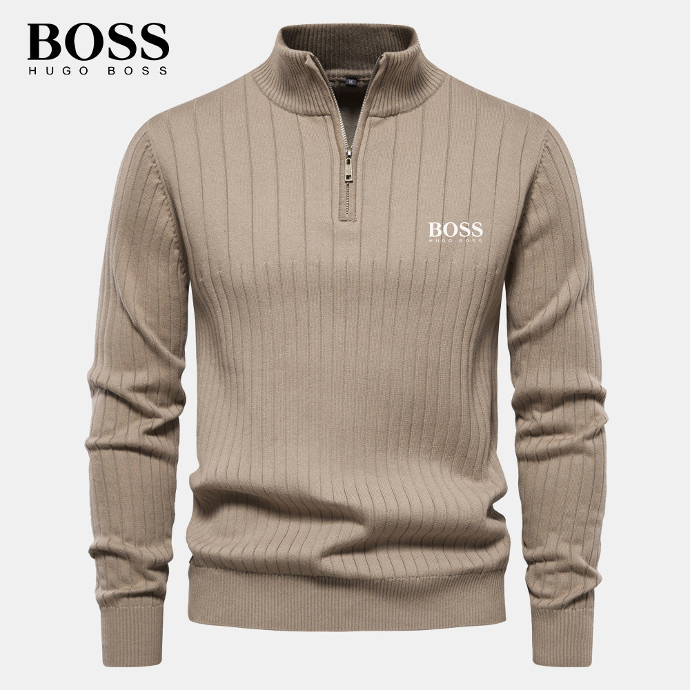 Men’s Zip Collar Sweater (CLEARANCE SALE)