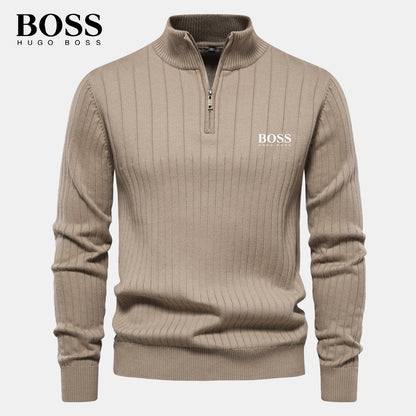 Men’s Zip Collar Sweater (CLEARANCE SALE)