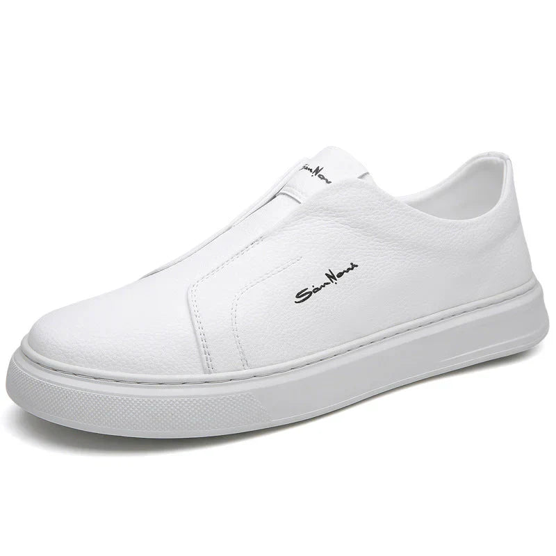 Leather Slip-On Shoes