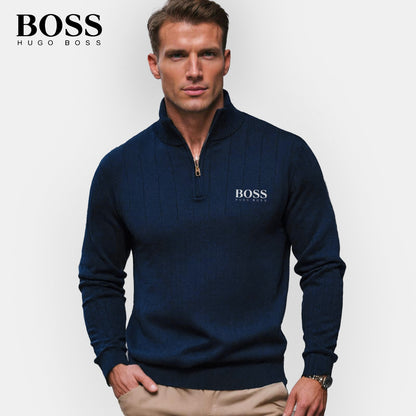 Men’s Zip Collar Sweater (CLEARANCE SALE)