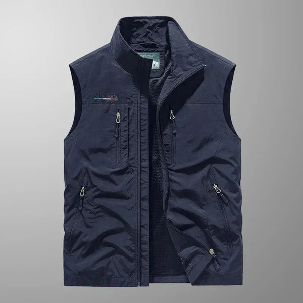 Vincent™ | Multi-Pocket Breathable Classic Cargo Gilet