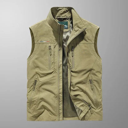 Vincent™ | Multi-Pocket Breathable Classic Cargo Gilet