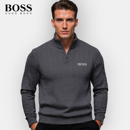 Men’s Zip Collar Sweater (CLEARANCE SALE)