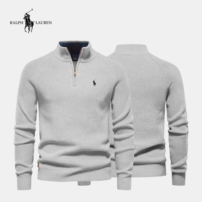 R&L Zipped Collar Sweater (CLEARANCE SALE)
