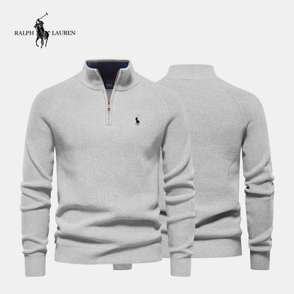R&L Zipped Collar Sweater (CLEARANCE SALE)