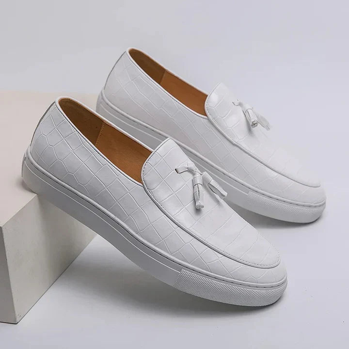 B0SS™ Croc Prestige - Luxe Tassel Loafers