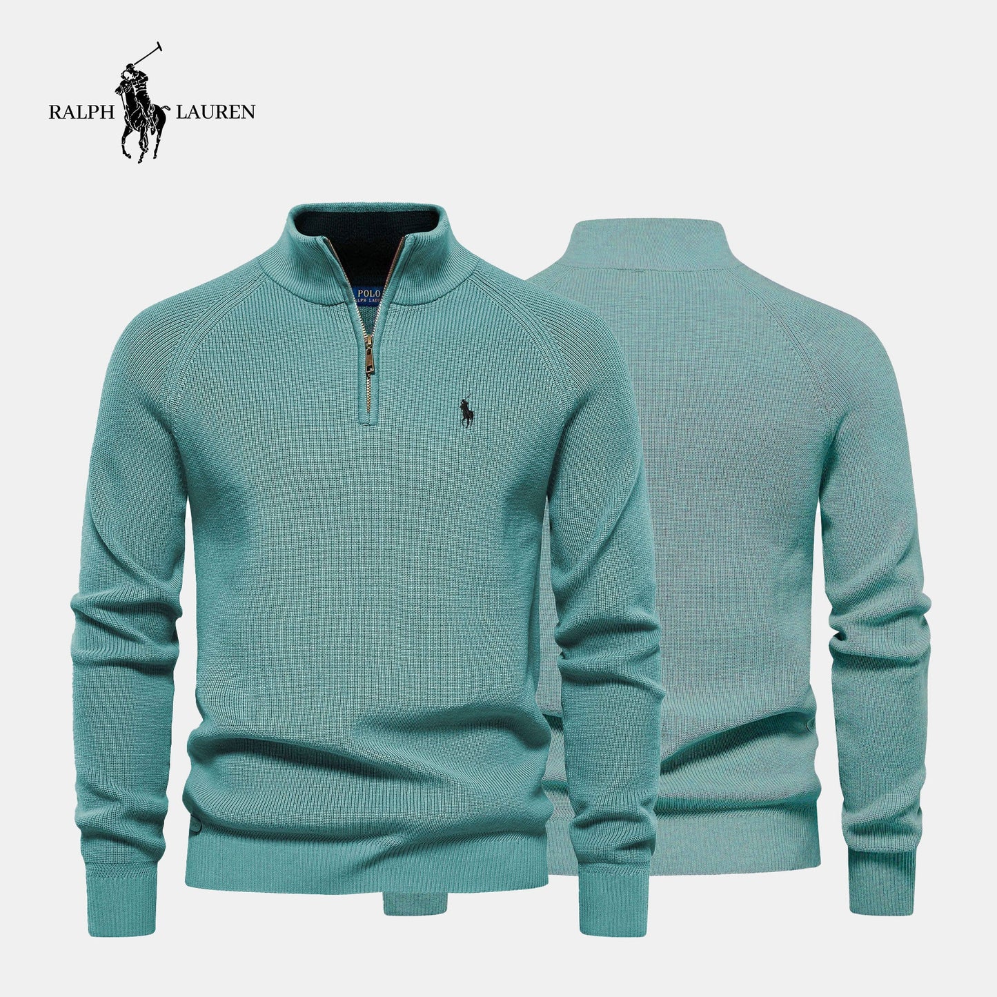 R&L Zipped Collar Sweater (CLEARANCE SALE)