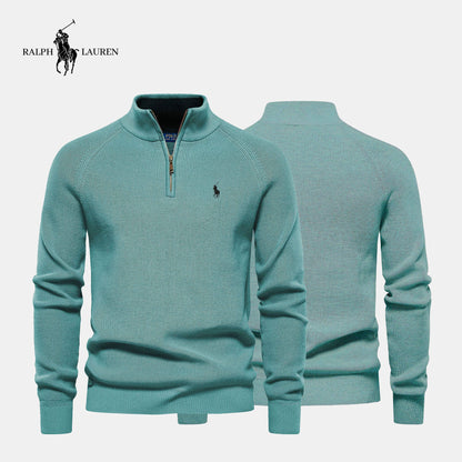 R&L Zipped Collar Sweater (CLEARANCE SALE)